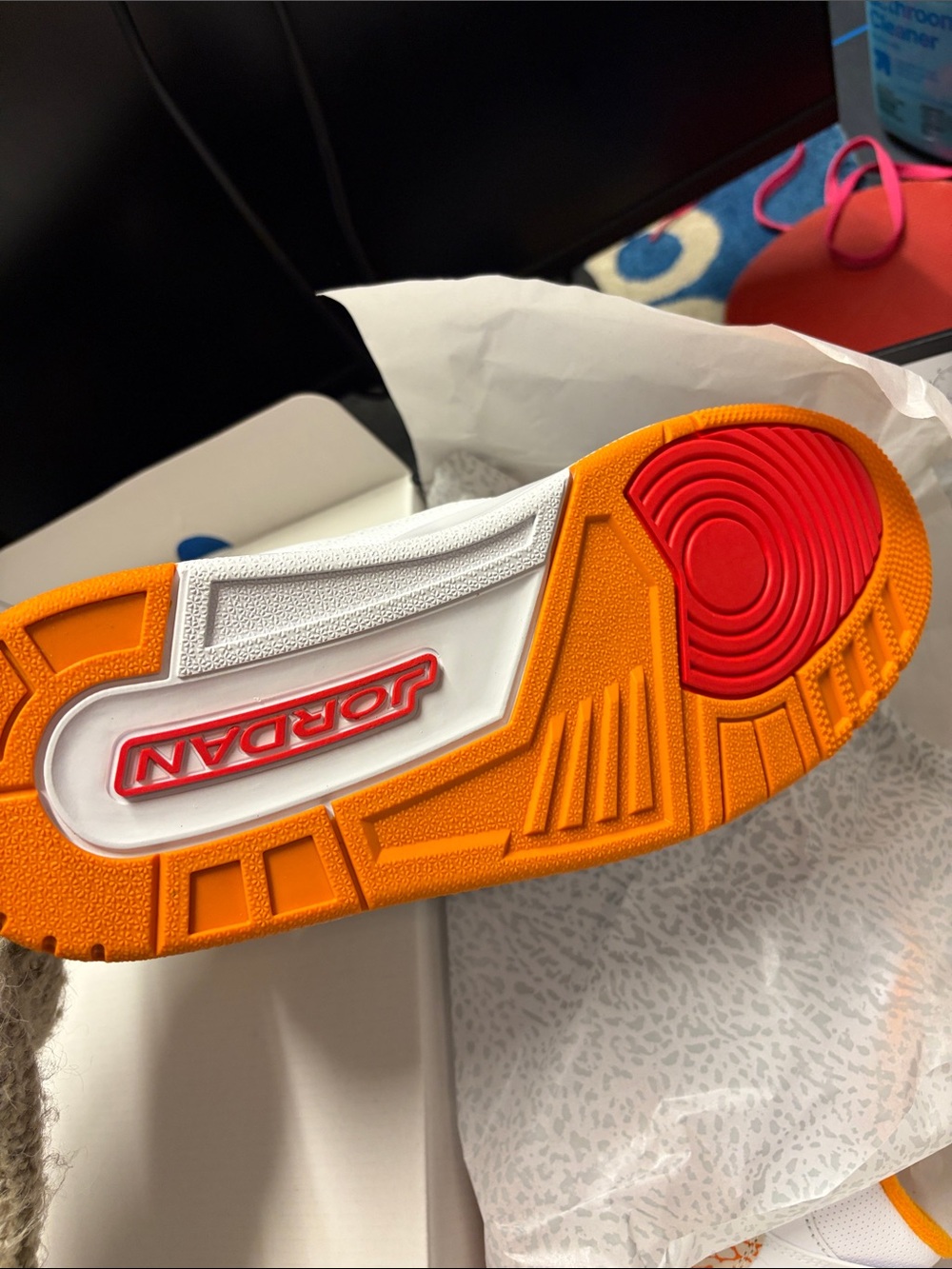 Jordan WMNS Air Jordan 3 Retro - White/Orange/Gray - Picture 5 of 5